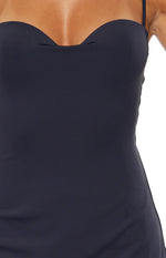 Rhea Navy Mini Dress Image