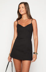 Rois Black Mini Dress Image