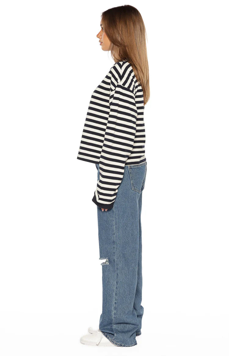 Roxie Mid Wash Ripped Jeans Image