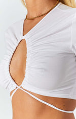 Serena Crop Top White Image