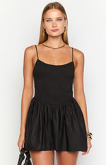Sharmane Black Mini Dress Image
