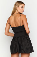 Sharmane Black Mini Dress Image
