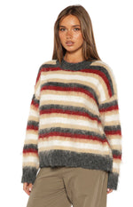 Sicily Multi Stripe Oversized Sweater Image