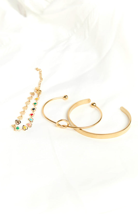 Susie Gold Bracelet 3 Pack