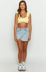 Tilli Yellow Crop Top Image