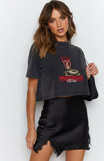 Vivian Lace Mini Skirt Black Image