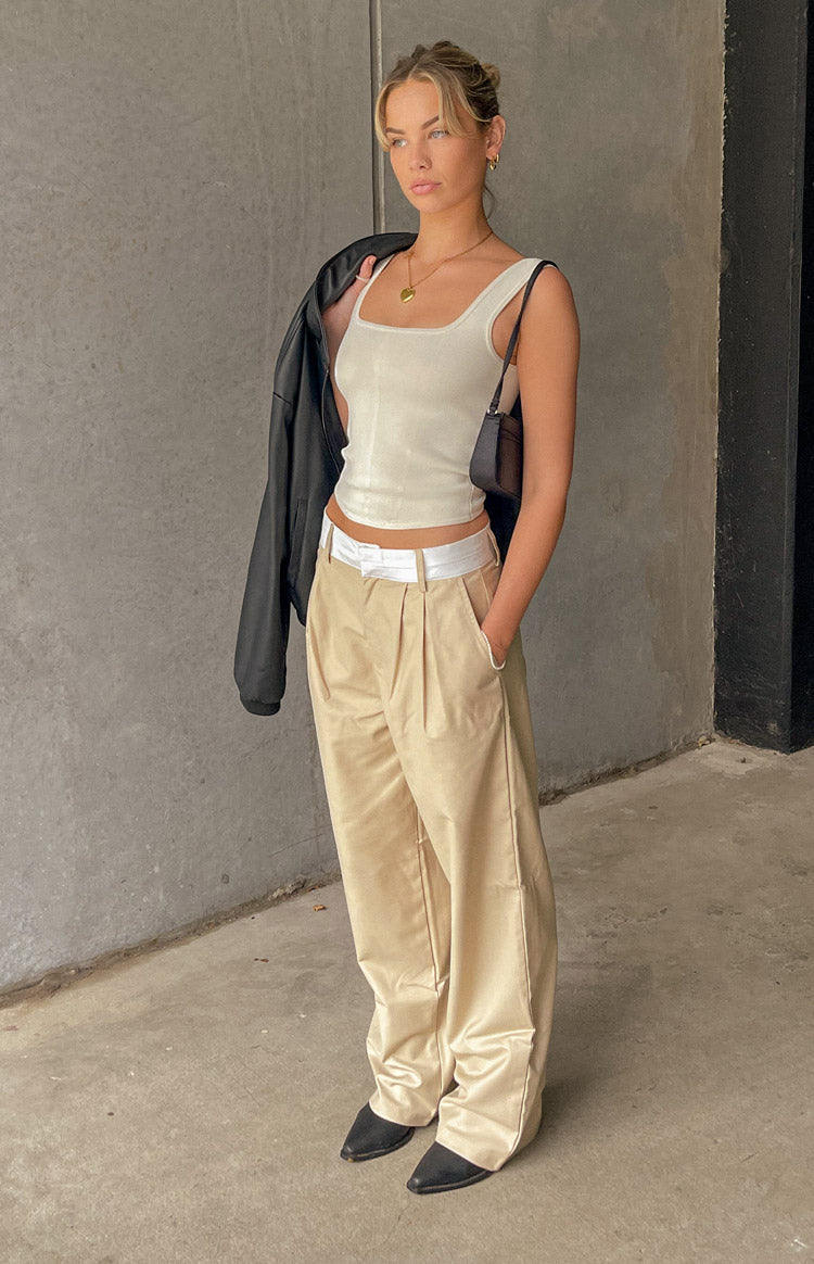 Zion Tan Waist Pant Image