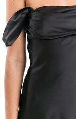 Zoella Black Off The Shoulder Mini Dress Image