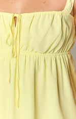 Brooke Yellow Mini Dress Image
