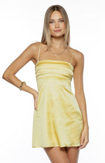 Chantell Yellow Mini Dress Image